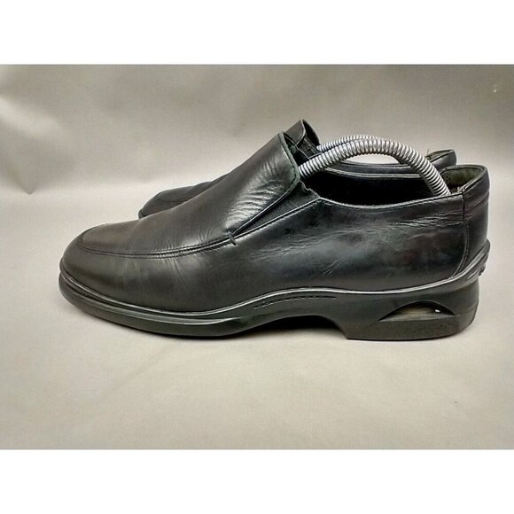 Cole Haan Nike Air Men Black Moc Slip On Loafers 9.5M Comfort Dress SHOES - Picture 3 of 14